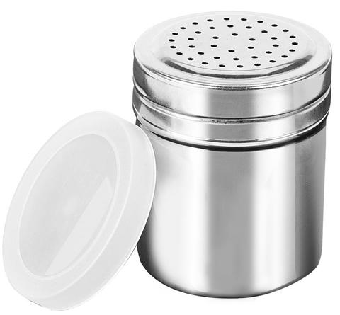 Kapmore 1pc Stable Seasoning Bottle Stainless Steel Seasoning Shaker Spice Bottle With Plastic Lid Kitchen Tools ► Photo 1/6