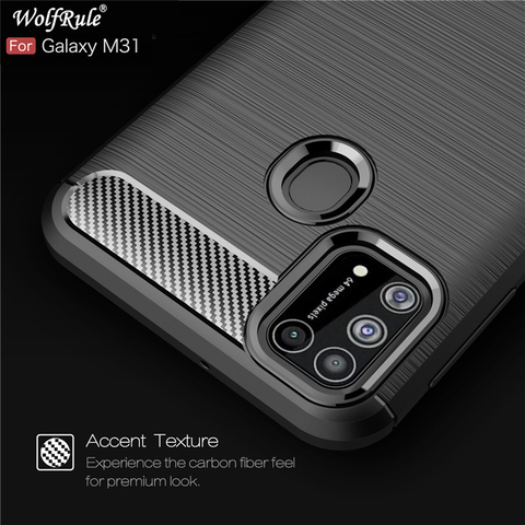 For Cover Samsung Galaxy M21 Case Samsung M31 TPU Case For Samsung M31 M21 A51 A71 A01 A31 A41 A11 A21S S20 Note 20 Ultra Fundas ► Photo 1/6