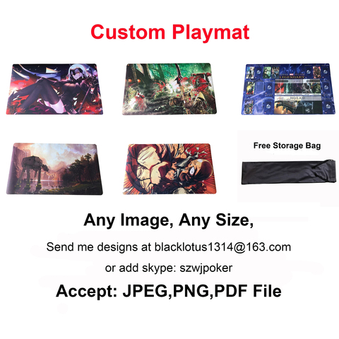 CUSTOME Print Playmat Any Image Any Size For TCG Card Games Board Games MGT/PKM/YGO/Card Fight Vanguard Batterfield Playmat ► Photo 1/6