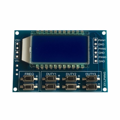 Signal Generator PWM Pulse Frequency Duty Cycle Adjustable Module LCD Display ► Photo 1/6