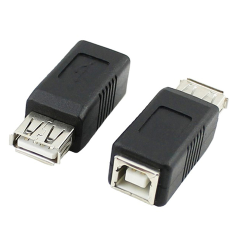 NEW USB Type A Female to Printer Scanner Type B Female Adapter Adaptor Converter Connectors Accessories Wholesale ► Photo 1/1