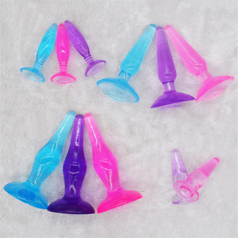 Sucker Bullet Butt Plug Soft Silicone Anal Plug Sex Toys For Men Women Adult Products Anus Toys No Vibrator Prostate Massager ► Photo 1/6