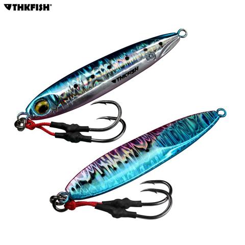 1pc Fishing Jigging Spoon Lures 60g 80g Fishing Metal Hard Lures Fishing Jigging Bait Bass Fishing Tackle ► Photo 1/6