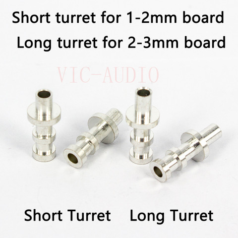 DIY Project Turret lug Audio Tag Board Terminal Board Tinned Copper Turrets For 1.0~3mm Board For Audio Tube Amplifier Kit DIY ► Photo 1/6