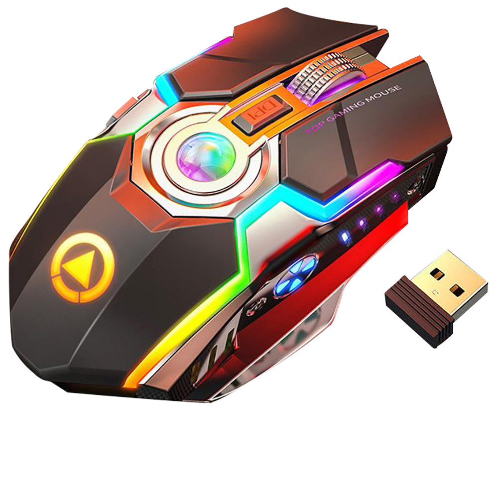 Gamer Rechargeable Mouse Wireless Gaming Mouse Ergonomic Silent For Hp Mac  Asus - eBay