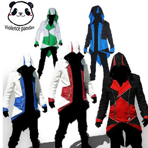 NEW COOL Assassin's Creed Medieval Tuxedo Halloween Connor Jacket Red Black Cosplay Game COS Costume ► Photo 1/6