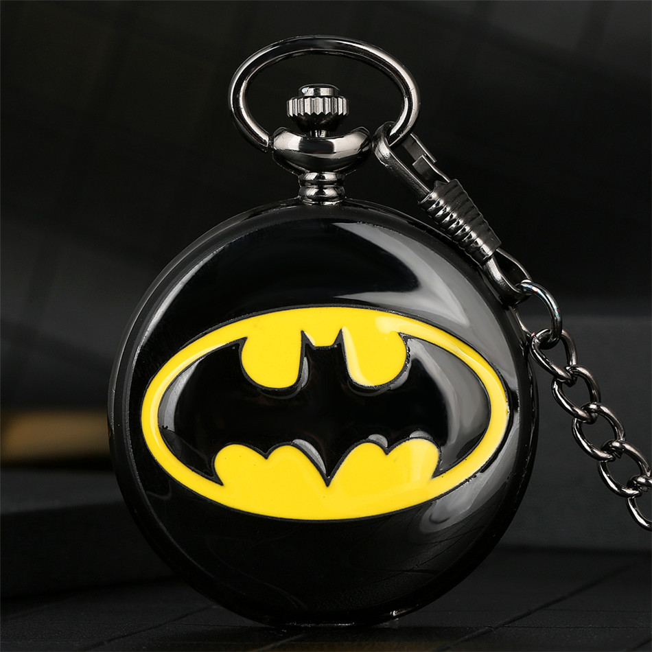 Batman Theme Quartz Theme Quartz Pocket Watch Cool Boys Xmas Gifts Retro  Punk Pocket Clock Chain Hot Sale Pendant Watches - Price history & Review |  AliExpress Seller - Guangzhou Bingo Trading