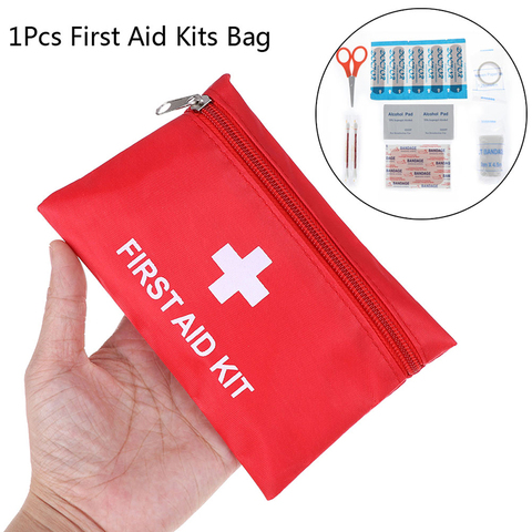 1X Portable Emergency Survival First Aid Kit Pack Travel Medical Sports Bag Case ► Photo 1/6