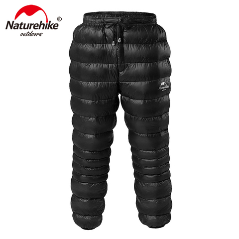Naturehike Outdoor Down Pants Waterproof Wear Hiking Camping Warm Winter Goose Down Pants NH18K210-K ► Photo 1/6