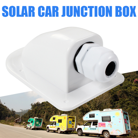 Camper Part Marine Accessories Waterproof UV Resistant Boats Solar Panels Spoiler Single Hole RV Single Hole Round Junction Box ► Photo 1/6