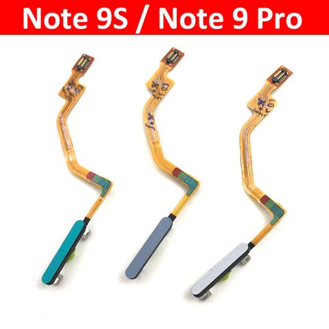 For Xiaomi Redmi Note 9S Note 9 Pro Home Button Fingerprint Menu Return Key Sensor Fingerprint Scanner Flex Cable ► Photo 1/6