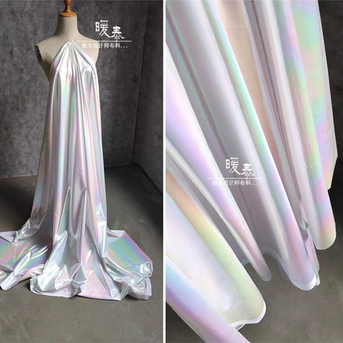 Bright color Gradient reflective Cloth Mirror rainbow reflective DIY Clothes  Jacket Coat Background Decor Designer Fabric - Price history & Review, AliExpress Seller - forethought Official Store