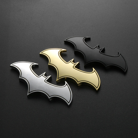 3D Car Stickers Cool Metal Bat Car Logo Car Styling Metal Batman Emblem Tail Decal Motorcycle Car Accessories Automobiles ► Photo 1/6