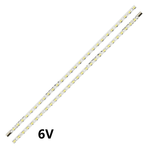 2 PCS LED strip V500H1-LS5-TLEM6 TLEM4 TREM6 TREM4 E117098 28 LEDs 315mm for LE50D8800 V500HJ1-LE1 ► Photo 1/6