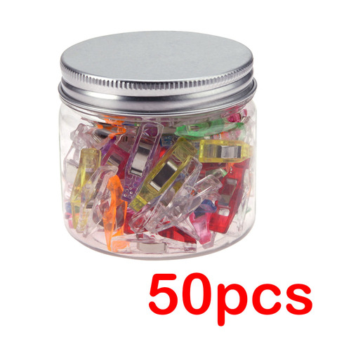 20/50Pcs Mixed Plastic Wonder Clips Holder for DIY Patchwork Fabric Quilting Craft Sewing Knitting Clips Home Office Supply ► Photo 1/6
