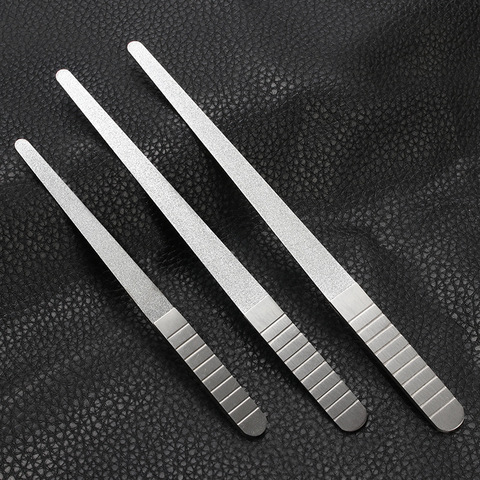 1PC Professional Stainless Steel Nail File Buffer Metal Double Side Grinding Rod Manicure Pedicure Scrub Nail Arts Tools Thick ► Photo 1/6