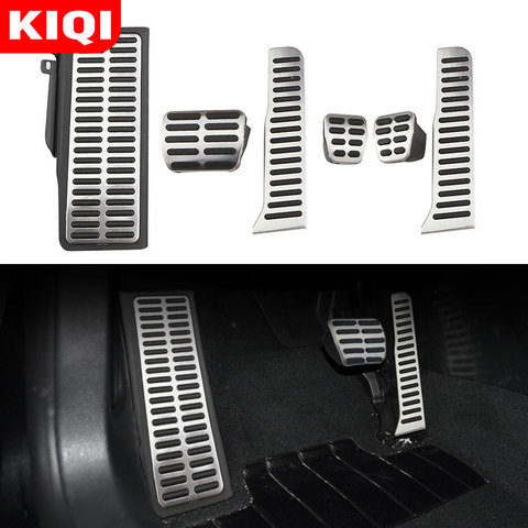 KIQI Stainless Steel Car Pedal Cover Replacement Pedals for Volkswagen VW Passat B6 B7 CC R36 R-line for Skoda Superb Auto Parts ► Photo 1/6