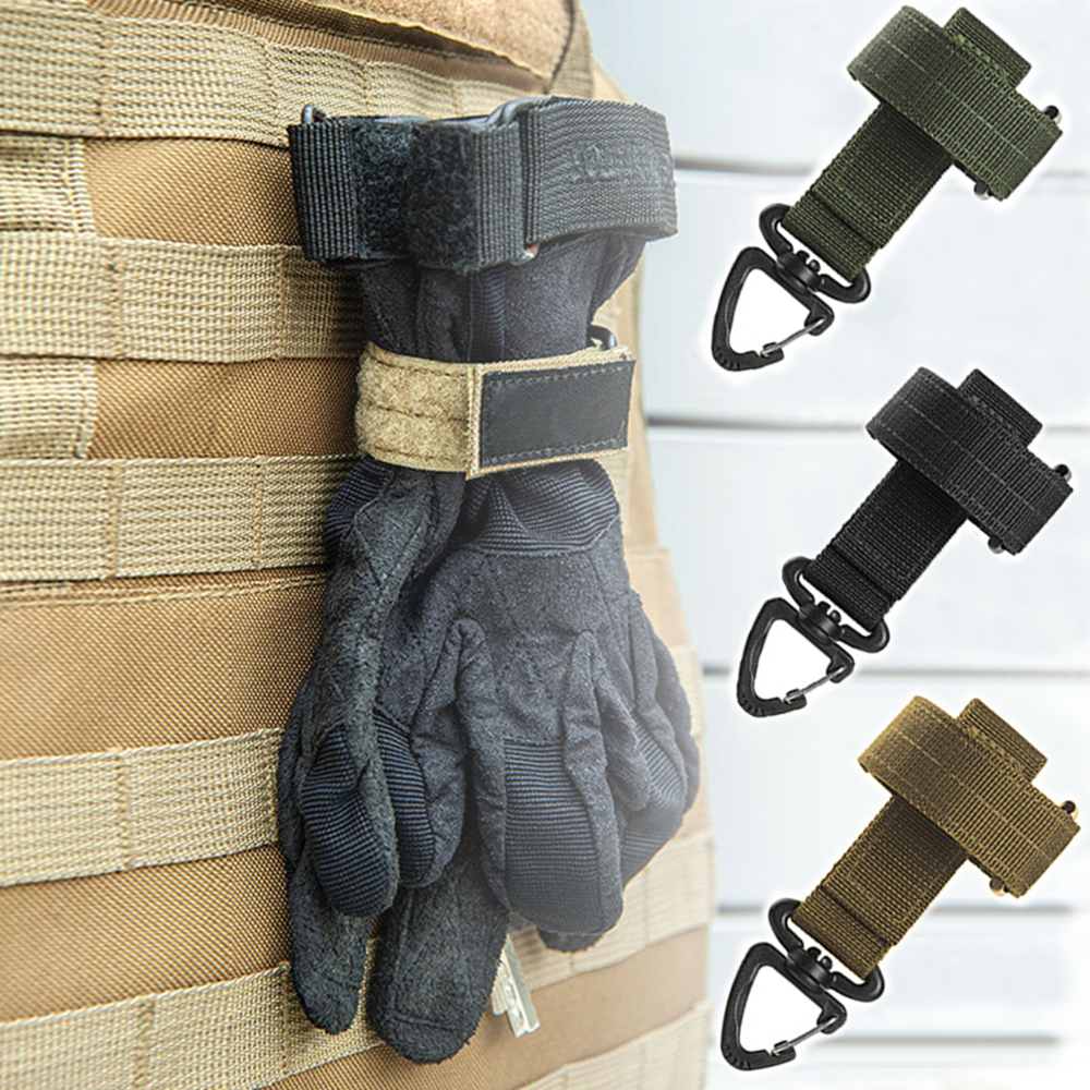 Multi-purpose Nylon Gloves Hook Work Gloves Safety Clip Outdoor Tactical Gloves Climbing Rope Anti-lost Camping Hanging Buck ► Photo 1/6