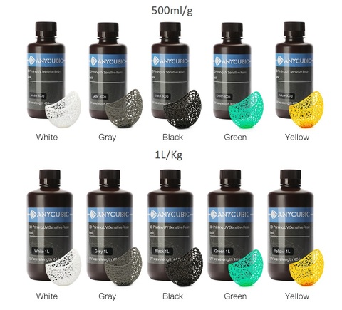 ANYCUBIC Photon 405nm UV Resin for Photon 3D Printer LCD UV Sensitive Resin 1L Liquid Printing Material Photosensitive Uv Resin ► Photo 1/6