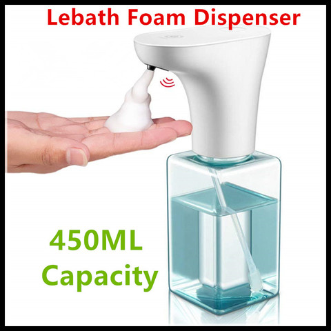 Xiaomi Eco-System Brand Lebath Auto Induction Foam Soap Dispenser Hand Washer Builting Battery Charge 450ML Capacity PK MiniJ ► Photo 1/6