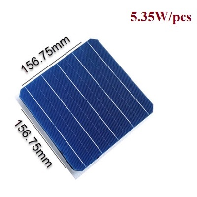 6x6 monocrystalline solar cell 0.5V 5.35W PERC high efficiency 21.9% for diy 5V mono solar panel 10pcs/Lot ► Photo 1/1