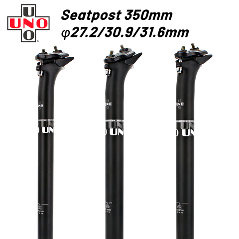 UNO Bicycle Cycle Seatpost MTB Seat Post Road Bike SeatPost  Bicycle Parts 27.2/30.8/31.6*350mm Aluminum Bicycle Seatpost ► Photo 1/6