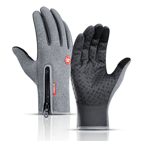 Fishing Accessories Full Finger Neoprene PU Breathable Leather Warm Pesca Fitness Carp Winter Anti Slip Fishing Gloves ► Photo 1/6