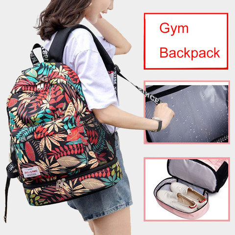 Women Gym Backpack Dry Wet Fitness Bag Travel Rucksack Waterproof Mujer Sac De Sport Gymtas Swimming Bag Training Bags XA850WA ► Photo 1/6