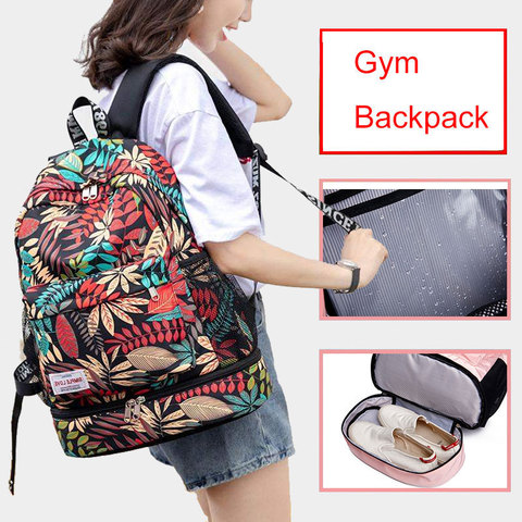 Cheap Women Gym Bag Backpack Fitness Bags Outdoor Shoulder Bag