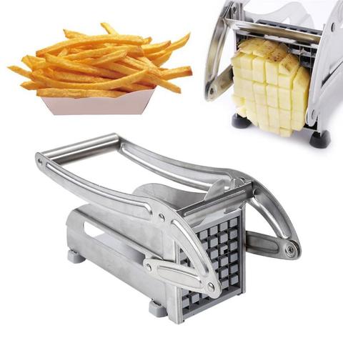 Stainless Steel Manual Potato Slicer French Fries Cutter Potato Chips Maker Meat Chopper Dicer Cutting Machine Tools For Kitchen ► Photo 1/6