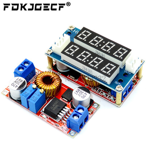 2 in 1 XL4015 5A Adjustable Power CC/CV Step-down Charge Module LED Driver Voltmeter Ammeter Constant current constant voltage ► Photo 1/5