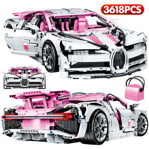 LOZ City Mini Car Particle 1:10 Model Building Blocks Technic  Bugatti   racing Car Gifts Bricks education Toys For Children ► Photo 1/6