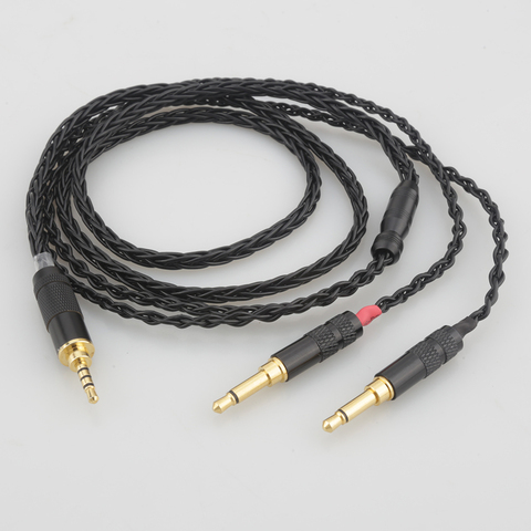 Audiocrast 8 Cores 2.5/3.5MM/4.4mm Balanced Upgrade Cable for Denon AH-D7200 AH-D5200 d9200 Headphone ► Photo 1/6