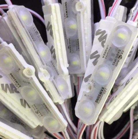 5630 Chip SMD 5730 3 LED injection led module 12V with lens Waterproof IP68 1.5W white LED sign shop banner Channel Letters ► Photo 1/6