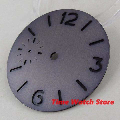 37.5mm gray black beige sandwich dial black marks luminous fit eta 6497 movement watch men watch dial D161/162 ► Photo 1/6