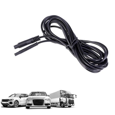 1pc Rear View Backup Dash Cam Reverse Car Recorder Camera Extension Cable Cord 4 Pins 2.5M for 12V 24V Van Bus Trailer Truck ► Photo 1/6