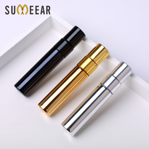 100 PCS/Lot 5ML mini Perfume Bottle Golden silver black bottle With Packing box Atomizer Spray Bottles Sample ► Photo 1/6