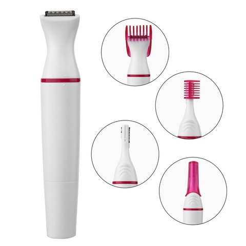 5 in 1 Women Hair Removal Electric Shaping Female Shaving Machine Mini Shaver Trimmer Razor for Eyebrow Underarm removal ► Photo 1/6
