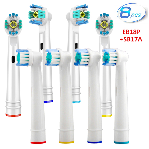 8pcs Electric Toothbrush Nozzles For Oral B 3D whiteing Toothbrush Heads Braun Wholesale Dropshipping Toothbrush Heads ► Photo 1/6