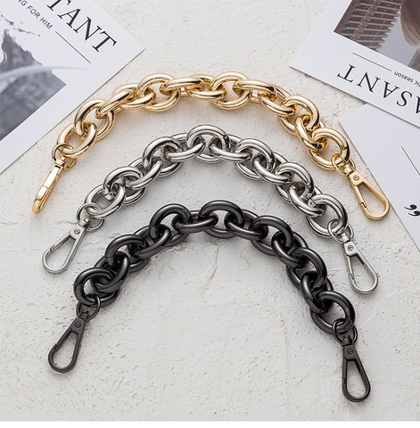 30cm Replacement Metal Chain For Handle Bag Handbag Antique Bronze  Silver golden DIY Accessories For Bag Strap Hardware ► Photo 1/6