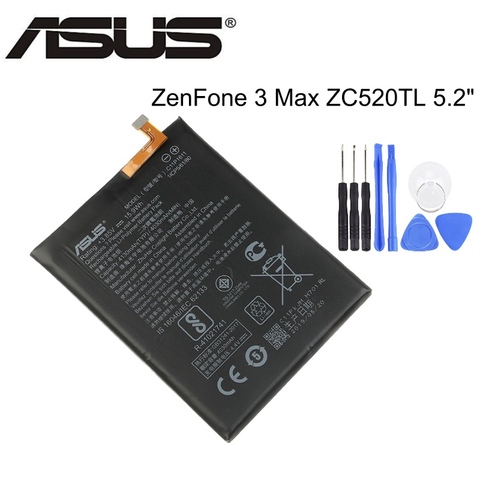 ASUS Original Battery For ASUS Zenfone 3 Max Z3 Max ZC520TL X008DB 3 X008 X008D Z01B High Capacity C11P1611 4130mAh+Tools ► Photo 1/3
