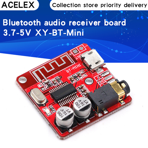 Bluetooth Audio Receiver board Bluetooth 4.1 mp3 lossless decoder board Wireless Stereo Music Module 3.7-5V XY-BT-Mini ► Photo 1/6