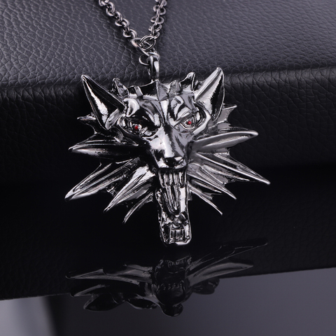 Punk Accessories Wolf Head Necklace Men Glamour Jewelry Party Jewelry ► Photo 1/6