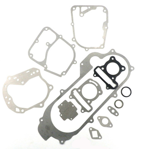 Motorcycle Engine Gasket Set GY6 49cc 50cc Scooter Moped SUNL Roketa JCL NST TANK 139QMB 139QMA 4T ► Photo 1/5