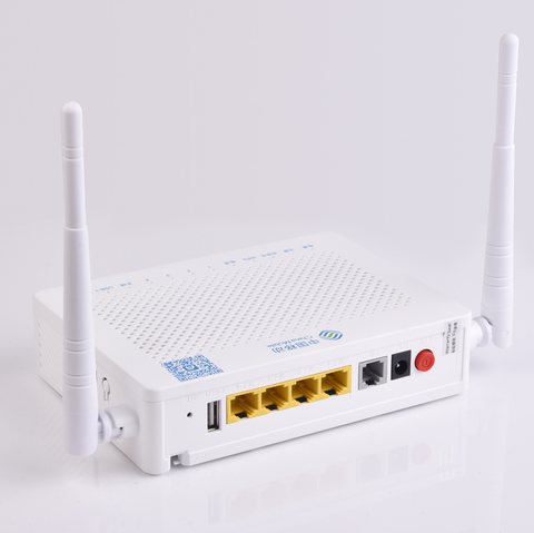 2022 New ZXA10 F673A V9 4GE +2 USB + Tel +2.4G&5G port Dual English Firmware SIP FTTH Fiber Optical Terminal ONT ► Photo 1/2