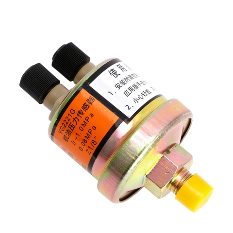 2022 New Engine Oil Pressure Sensor Gauge Sender Switch Sending Unit 1/8 NPT 80x40mm ► Photo 1/6