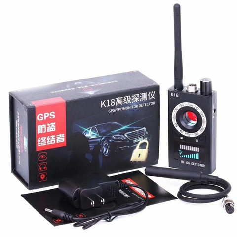 1MHz-6.5GHz K18 Multi-function Anti-spy Detector Camera GSM Audio Bug Finder GPS Signal Lens RF Tracker magnetic detector  ► Photo 1/1