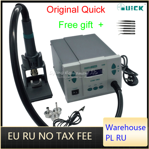 QUICK Spot 861DW Hot Air Rework station soldering station, free tax to Russia EU ► Photo 1/6