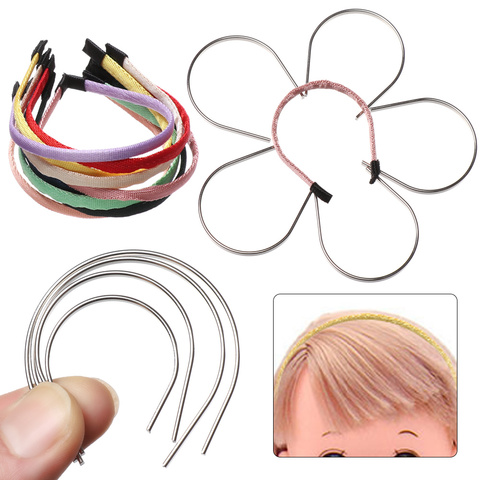 2022 Hot 5Pcs Doll Headband Materials DIY Head Band Parts For 1/3 1/4 1/6 1/8 for Doll Cute Dolls Hair Decoration Accessories ► Photo 1/6