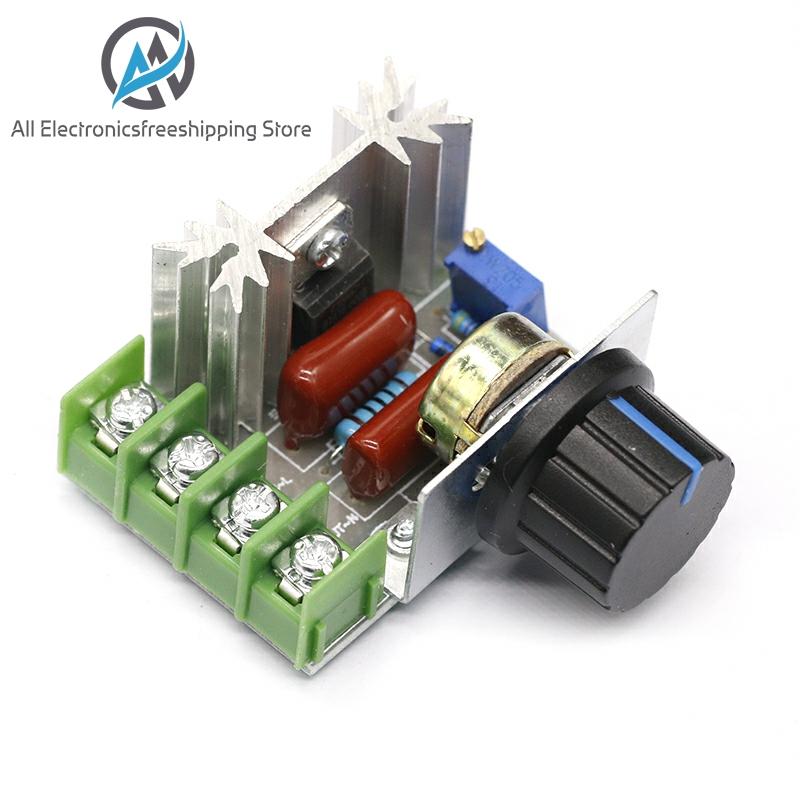 AC 220V 2000W SCR Voltage Regulator Dimming Dimmers Speed Controller Thermostat ► Photo 1/5